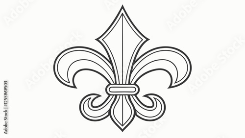 fleur de lis sketch