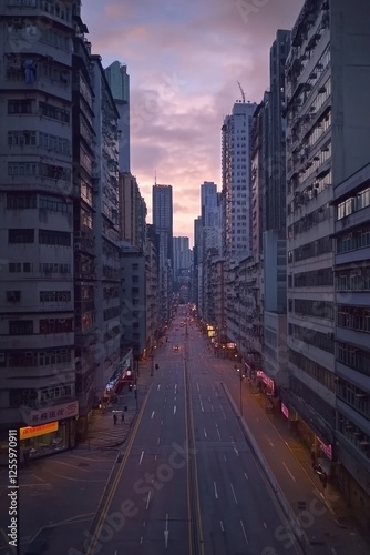 City Street at Dusk