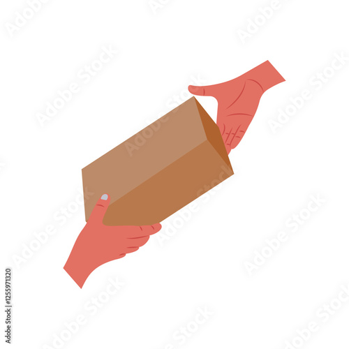 Courier Delivery, Delivery Service illustration