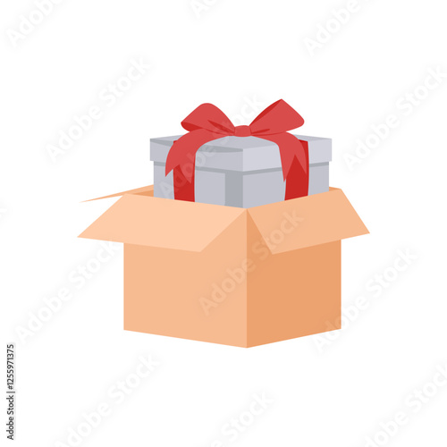 Gift Delivery, Delivery Service illustration