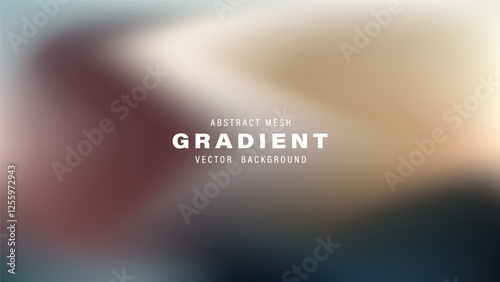 Abstract Mesh Gradient Vector Background Design Template Blurry
