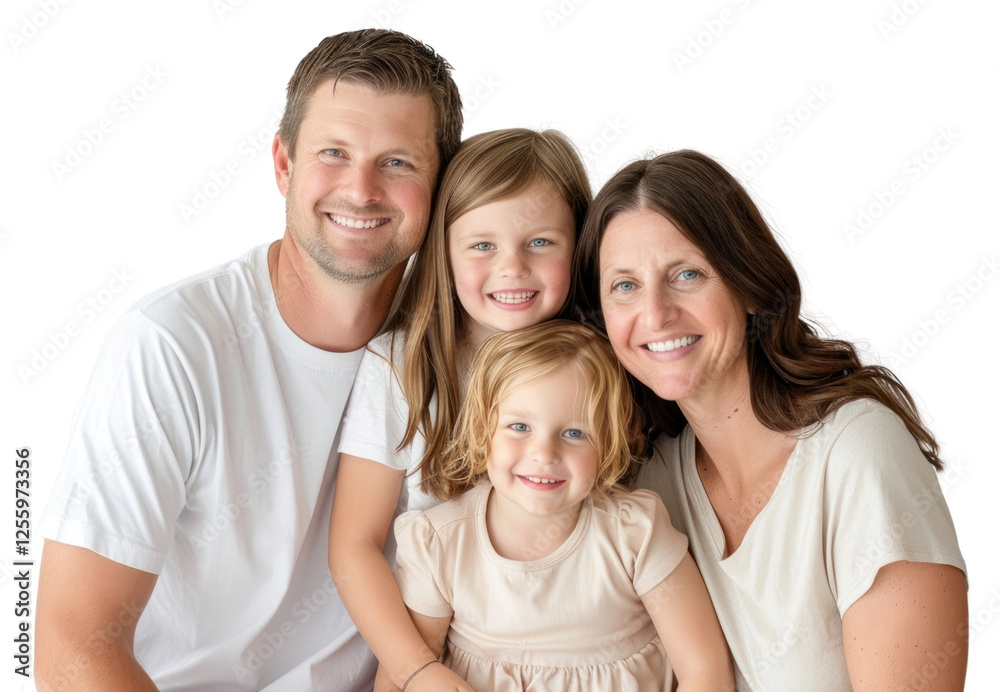 A happy american family photo photography accessories. A happy american family photo photography accessories.