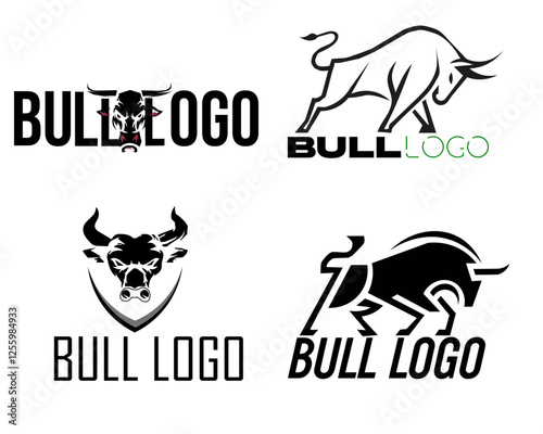  powerful ox, bull Vector design