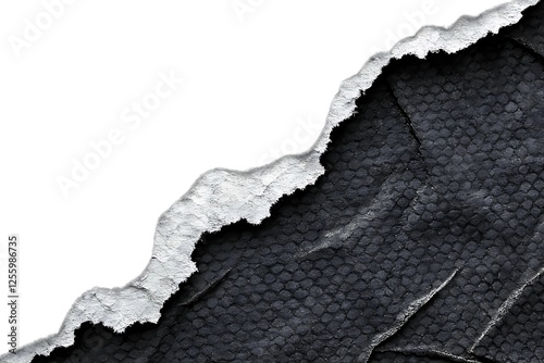 black and white paper