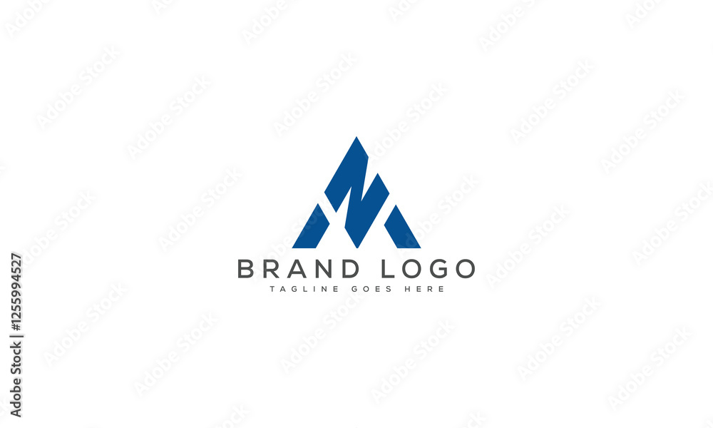 letter NA logo design vector template design for brand. letter NA logo design vector template design for brand.