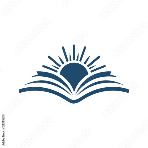 education logo. book logo. academic logo. school logo