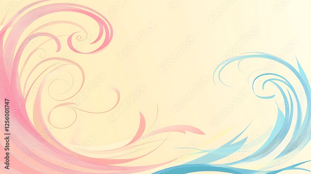 Pastel Swirls Abstract Artistic Background Design Pastel Swirls Abstract Artistic Background Design