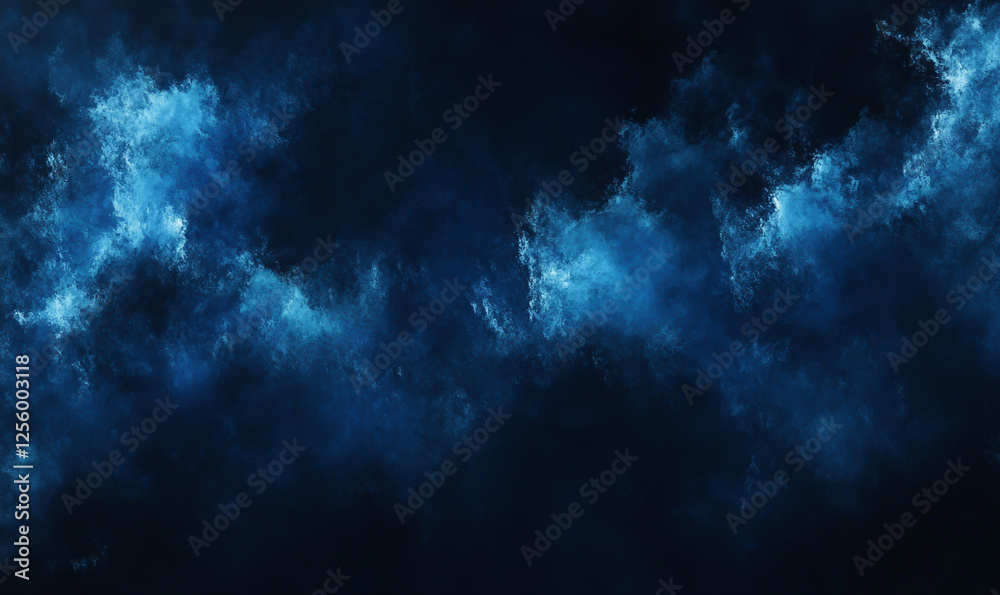 Dark blue watercolor background with a rough texture, in the dark colors of navy and black. Dark blue watercolor background with a rough texture, in the dark colors of navy and black.