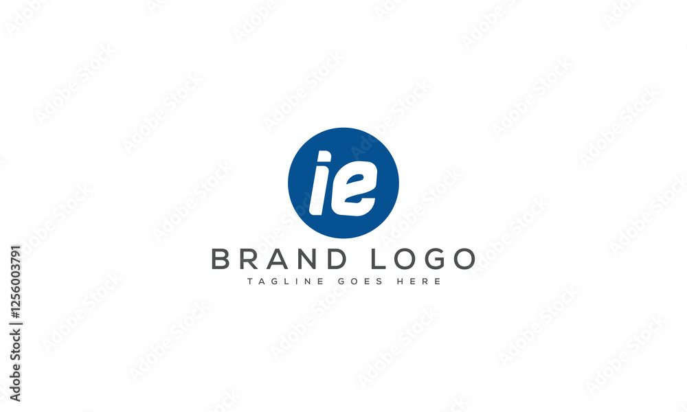 letter IE logo design vector template design for brand. letter IE logo design vector template design for brand.