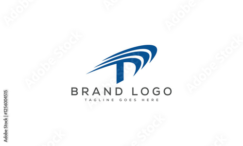 letter T logo design vector template design for brand.