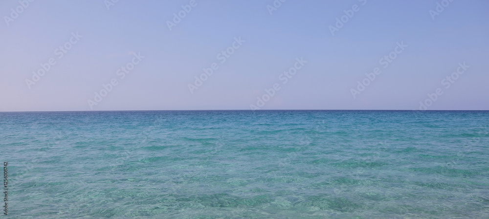 marine environment background the blue sky above and with the blue ocean below without boats marine environment background the blue sky above and with the blue ocean below without boats