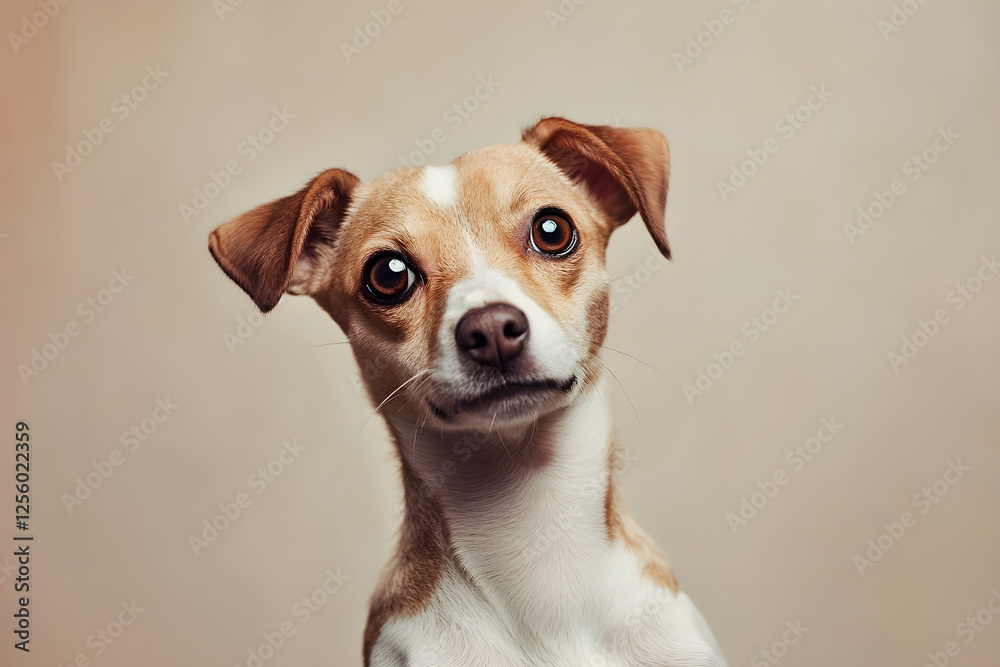 Curious Pet: Capturing the Charm of an Animal's Quizzical Expression in a Simple, Yet Heartwarming Frame Curious Pet: Capturing the Charm of an Animal's Quizzical Expression in a Simple, Yet Heartwarming Frame