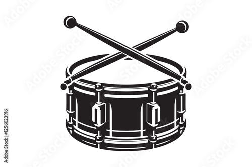 snare drum silhouette