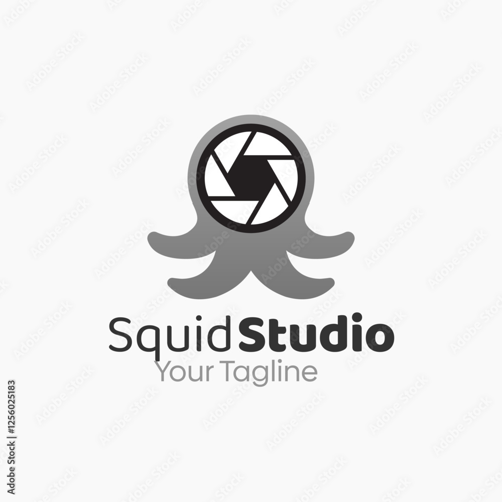 Squid studio, Logo Design Template. Good for Business, Agency, Community and Organization Squid studio, Logo Design Template. Good for Business, Agency, Community and Organization
