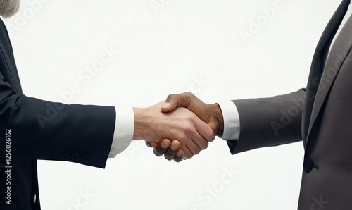 Obraz na płótnie 商务谈判合作成功的握手瞬间 w salonie