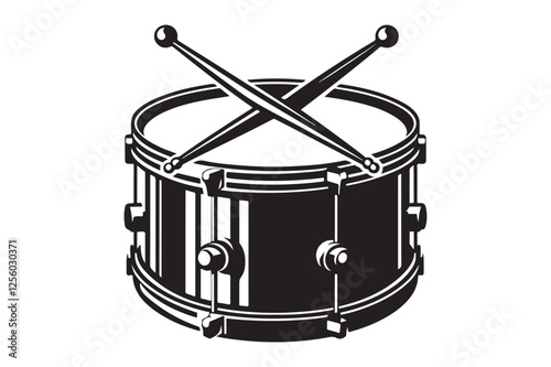 snare drum silhouette