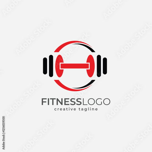 Fitness point, health, point, gym, location logo fully editable vector template