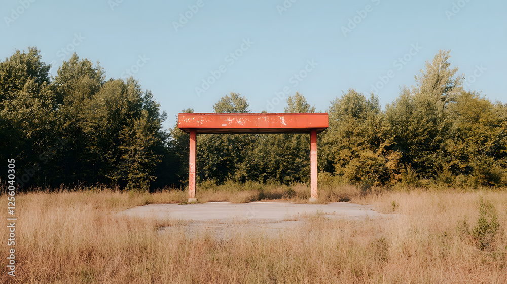 Abandoned gas station turned AI poetry cafe.
Abandoned gas station turned AI poetry cafe.