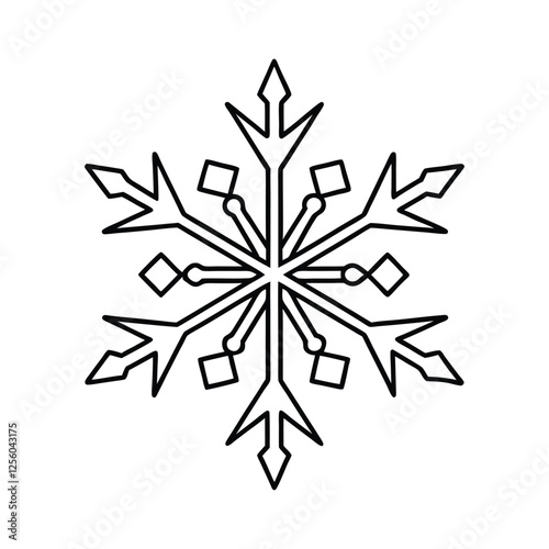 christmas snowflake ornament