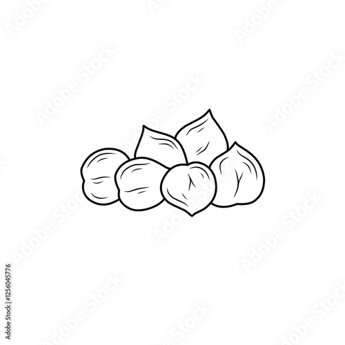 chickpea line sketch