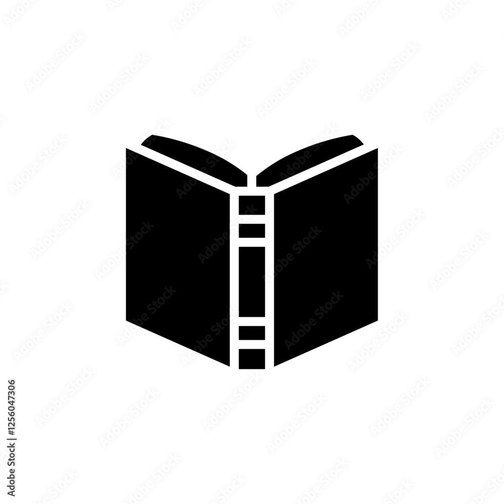 book icon Flat symbol set outline book icon Flat symbol set outline