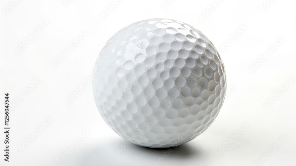 Golf Ball on White Background Golf Ball on White Background