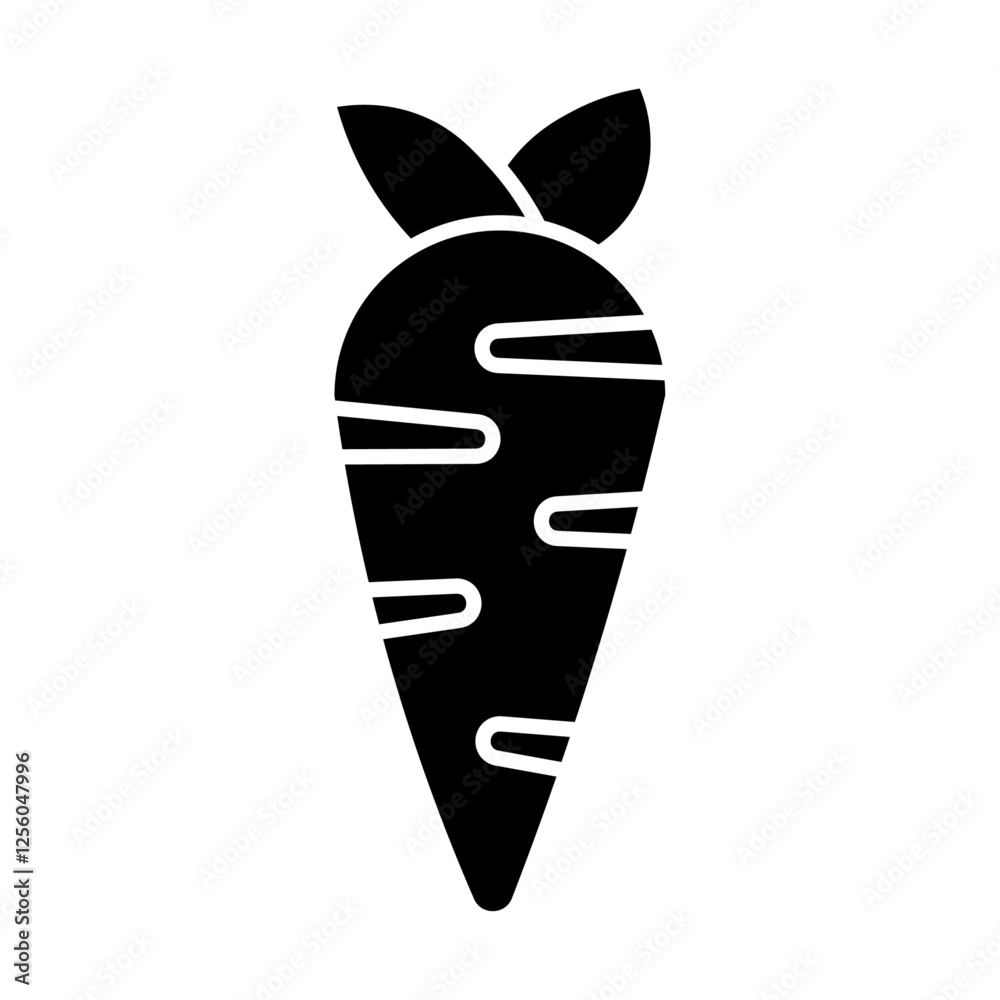carrot icon Flat symbol set outline carrot icon Flat symbol set outline
