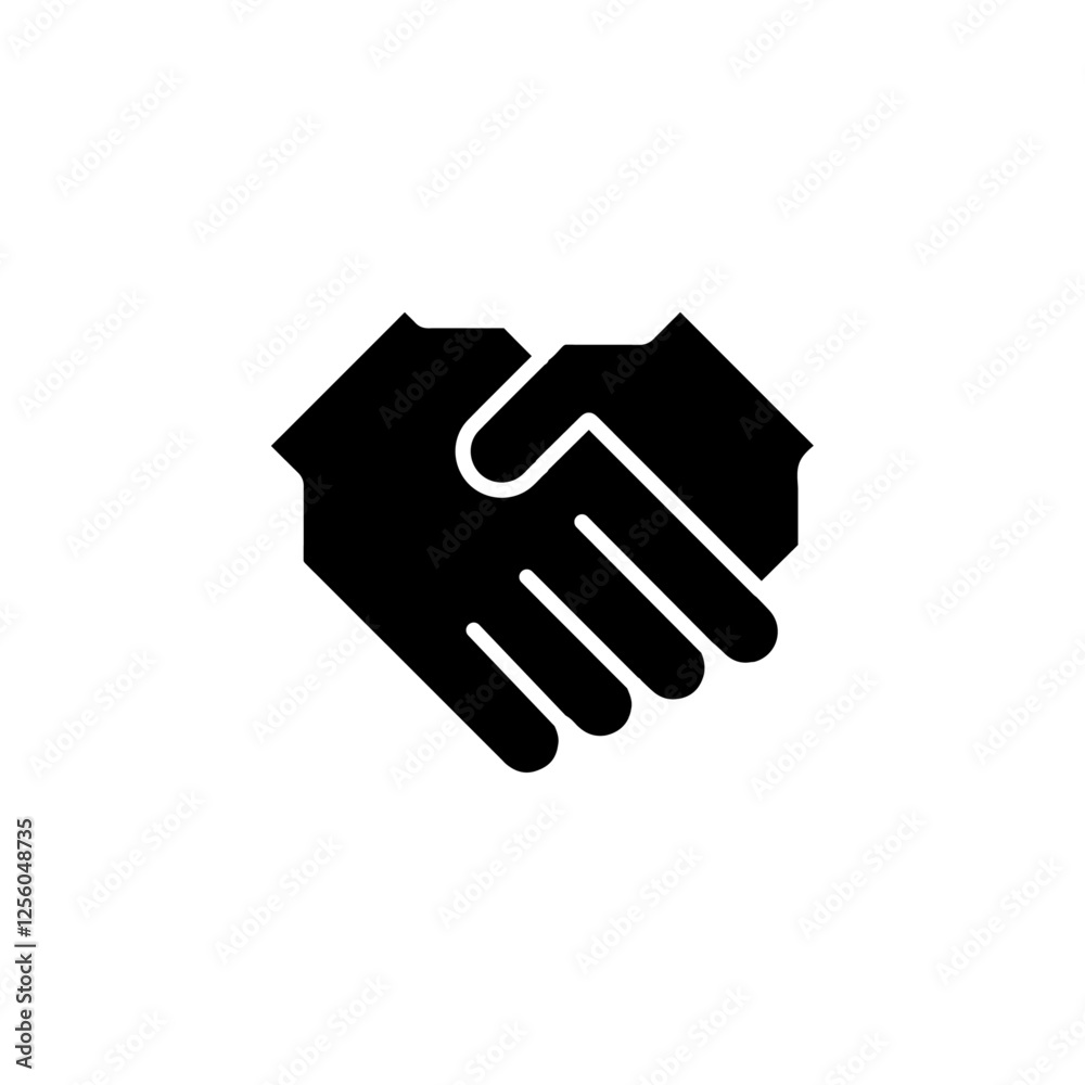 deal icon Flat symbol set outline