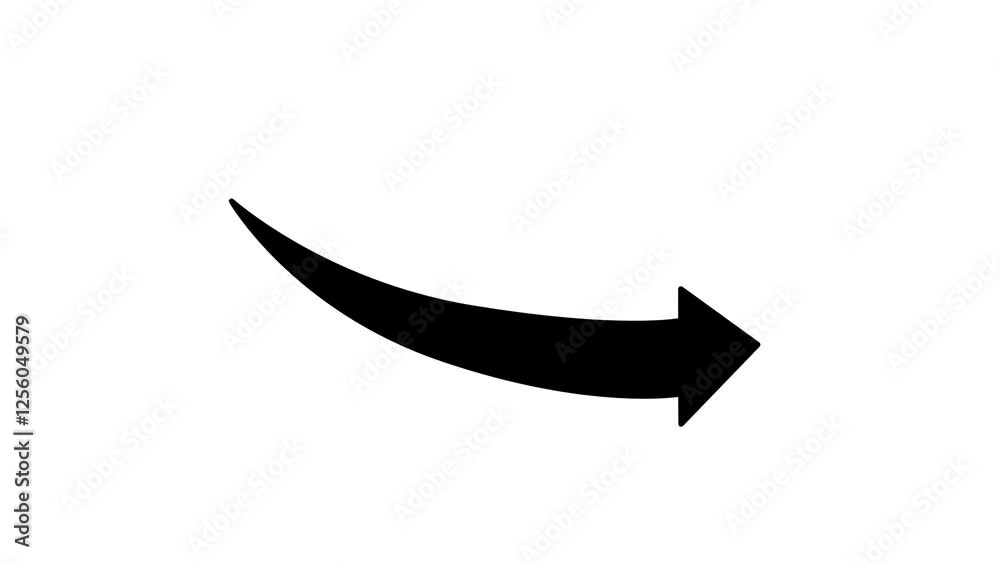 Animated linear symbol of arrow. Hand drawn white arrow points to the left. Vector illustration isolated on background. Animated linear symbol of arrow. Hand drawn white arrow points to the left. Vector illustration isolated on background.