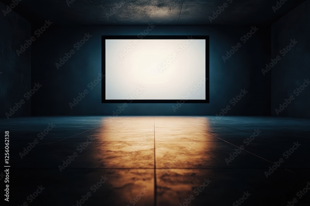 Quiet space for creativity and inspiration with a blank screen waiting for new ideas Quiet space for creativity and inspiration with a blank screen waiting for new ideas