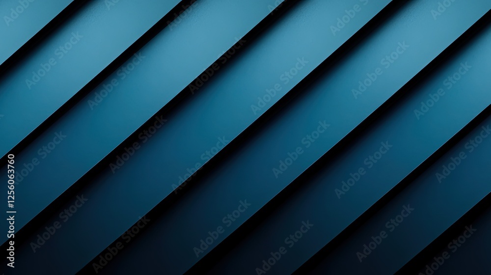 Obraz premium Blue abstract background with diagonal stripes