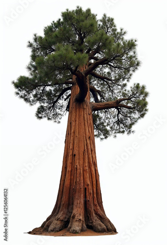 General Sherman, the largest tree by volume, symbolizing nature's grandeur. photo