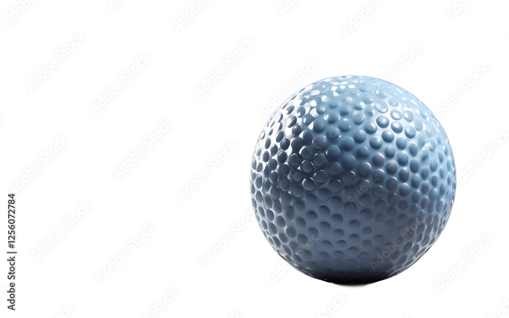 A professional field hockey ball with a dimpled surface, isolated on a empty plain background A professional field hockey ball with a dimpled surface, isolated on a empty plain background