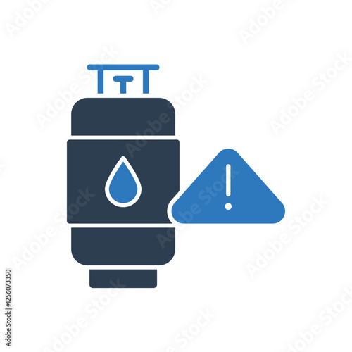 Gas Cylinder Warning Icon