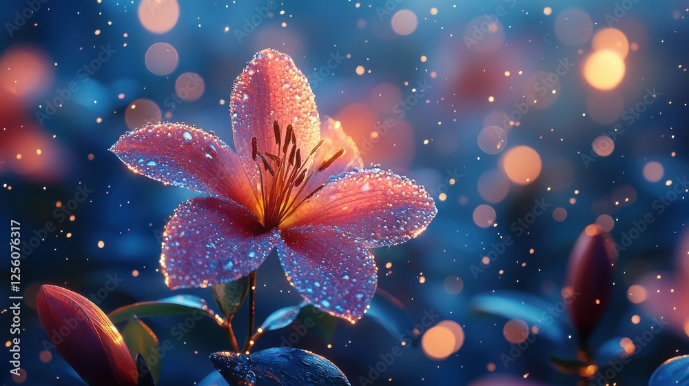 Enchanted Lily in the Moonlight Enchanted Lily in the Moonlight