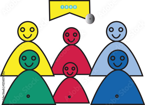 family of children
