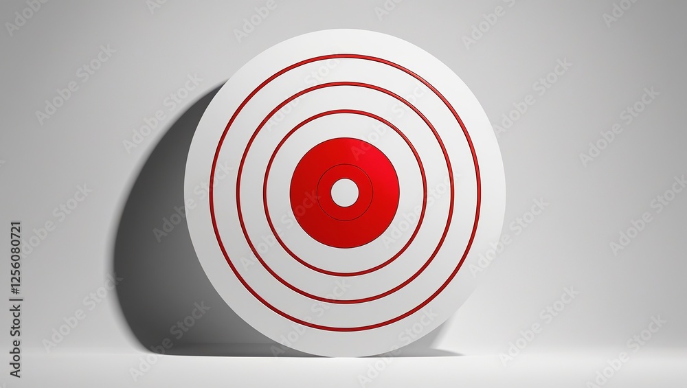 Precision Bullseye Target Icon – Isolated on Transparent Background Precision Bullseye Target Icon – Isolated on Transparent Background
