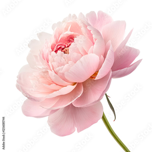 Fototapeta Naklejka Na Ścianę i Meble -  Peony, Peony flower, Pink peony flower transparent, Close up of pink peony, png