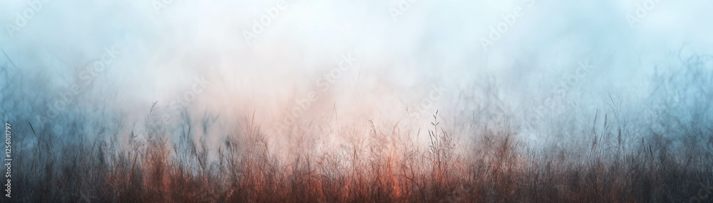 Blurred tall grass field with bokeh highlights creating dreamy atmosphere in bright background Blurred tall grass field with bokeh highlights creating dreamy atmosphere in bright background