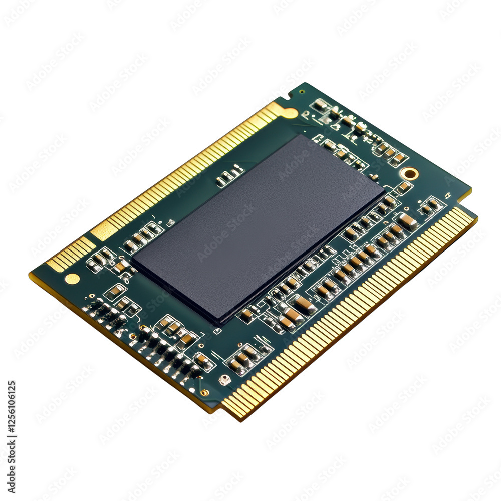 Advanced Computer Chip Technology with Transparent Background Advanced Computer Chip Technology with Transparent Background