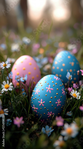 A Serene Spring Landscape W...
