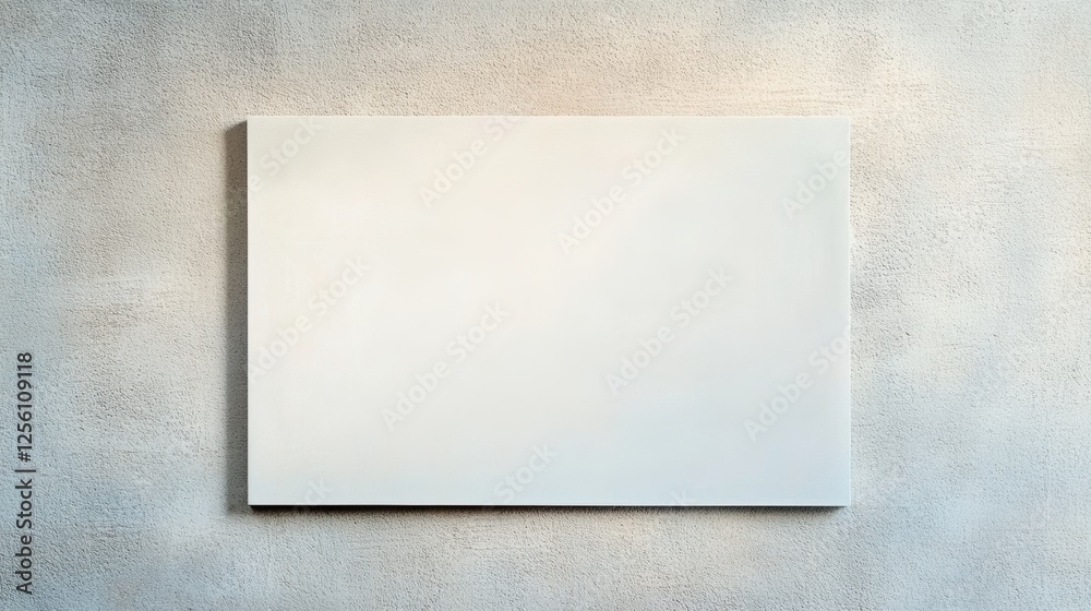 Softly Textured Blank Billboard Mounted on Subtle Background Softly Textured Blank Billboard Mounted on Subtle Background