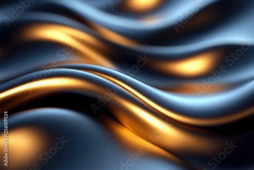 Black And Gold Abstract Bac...