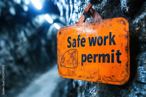 Safe Work Permit Text Illus...