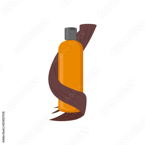 Shampoo, Cosmetics Vector Illustration Isolated