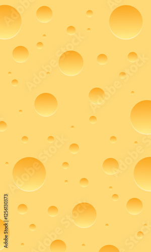 Seamless vector background texture of cheese. cheese pattern