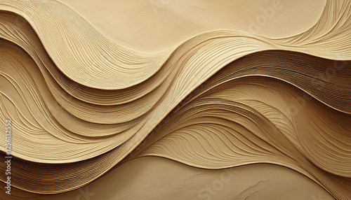 organic lines as summary wallpaper history design beige