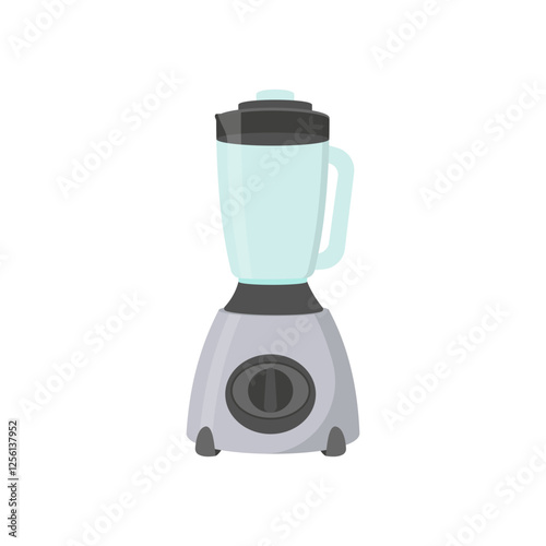 Electric Blender, Kitchen Vector Illustration Isolated