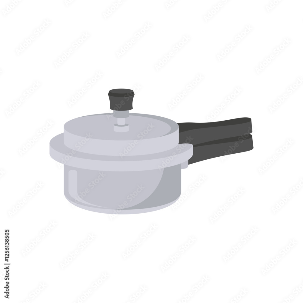 Pressure Cooker, Kitchen Vector Illustration Isolated Pressure Cooker, Kitchen Vector Illustration Isolated