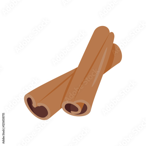 Cinnamon, Kitchen Vector Illustration Isolated